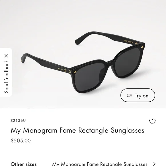 Authentic Louis Vuitton sunglasses - Picture 5 of 5